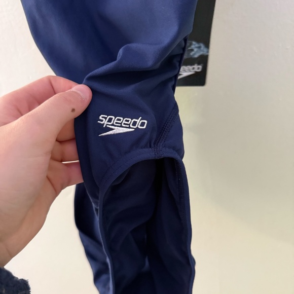 Womens Speedo Navy Blue Lifeguard Swim Suit sz 28 NWT - Picture 2 of 4